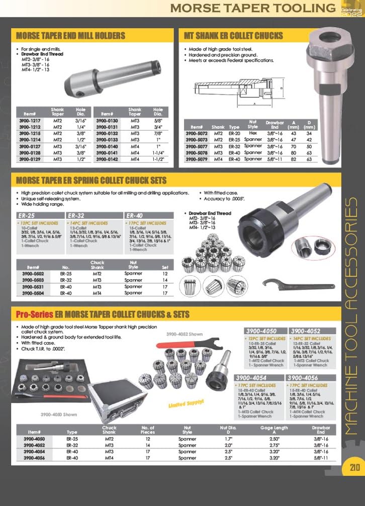 HHIP 3700-0150 Morse Taper Arbor, MT2 to JT6 Arbor Taper to Chuck