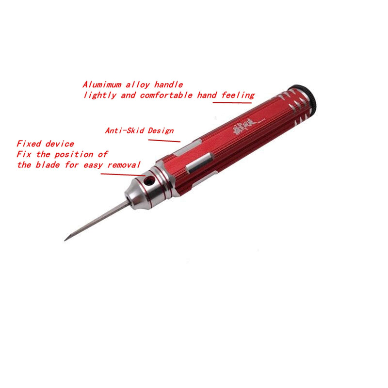 ANSAI Model Scriber with 5 Blades for Modeling Hobby Resin GK Carved Scribe line Cutting Tool Chisel + Rubber Cap Blades with Laser Mark