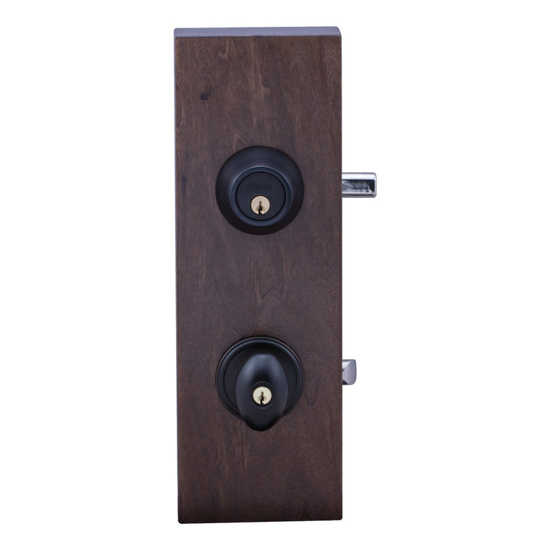 Copper Creek EKDB141TB Egg Door Knob Keyed Alike with Deadbolt Combination, Tuscan Bronze