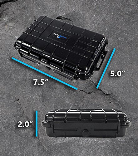 CASEMATIX Rugged Waterproof Imaging Sensor Case Compatible with Walabot DIY, DIY 2 in Wall Imager and Cables, Includes Case Only