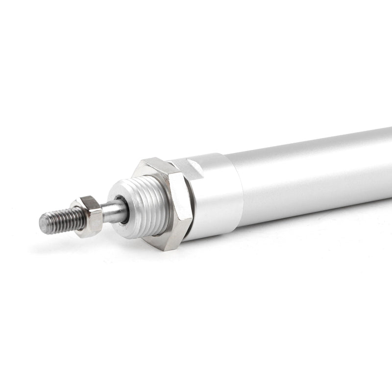 SNS Pneumatic 16mm Bore 100mm Stroke NPT1/8 Aluminum Alloy Mini Air Cylinder Double Action MAL16x100 MAL16*100-NPT