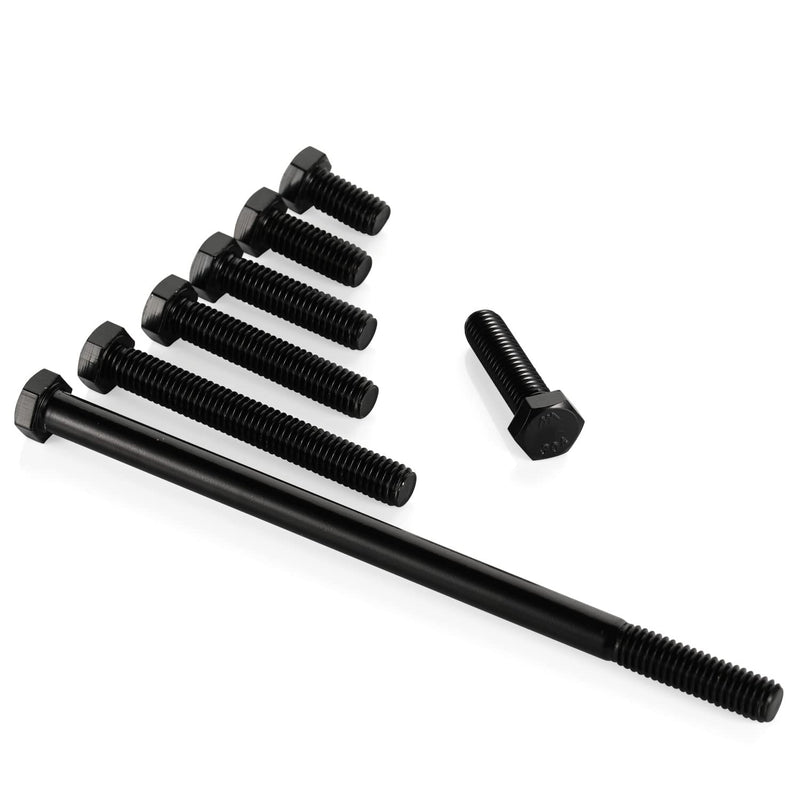 5/16-18 x 1-1/2“ Hex Head Bolts, Fully Threaded, Stainless Steel 304(18-8) Bolt, Black Oxide Finish, Quantity 20 5/16-18 x 1-1/2" (20 PCS)
