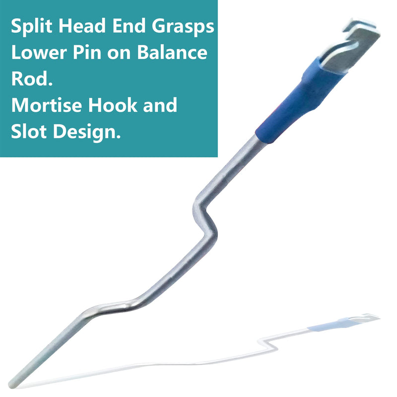 Window Tension Tool For Tilt Spiral Balance H 3787, Engage the Balance and Insert Into the Proper Window Shoe, Pack of 1, Silver, 2 Year Warranty
