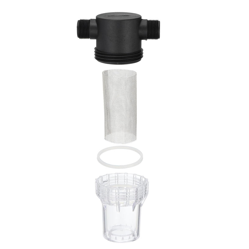 PATIKIL 1/2 Inch Male In-Line Strainer with 20 Mesh Stainless Steel Filter Screen Water Pump Filter for Garden Irrigation Pressure Washer Inlet