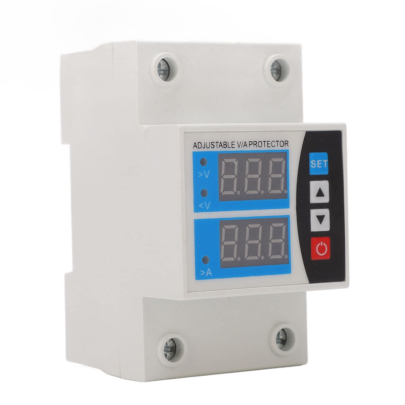Hilitand Over Under Voltage Protector 2 Display Self Resetting Current Limit Din Rail Protective Device 240V to 300V 63A