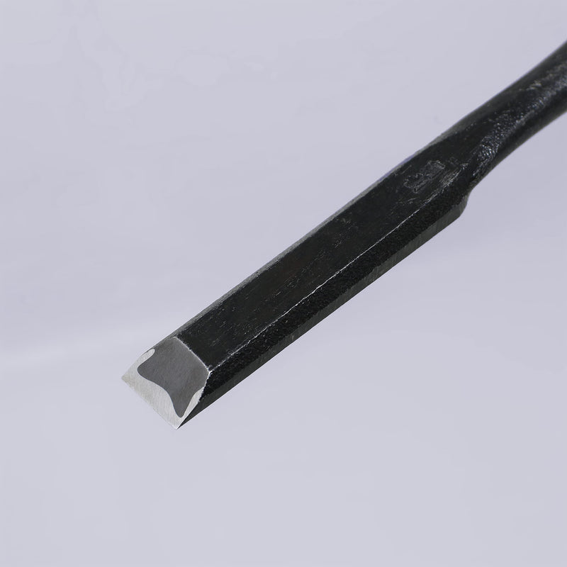 KAKURI Japanese Mortise Chisel for Woodworking 1/2" (12mm), Made in JAPAN, Professional Wood Chisel Oire Nomi (Hand Forged), Japanese White Steel No.2 Blade, White Oak Wood Handle 12mm