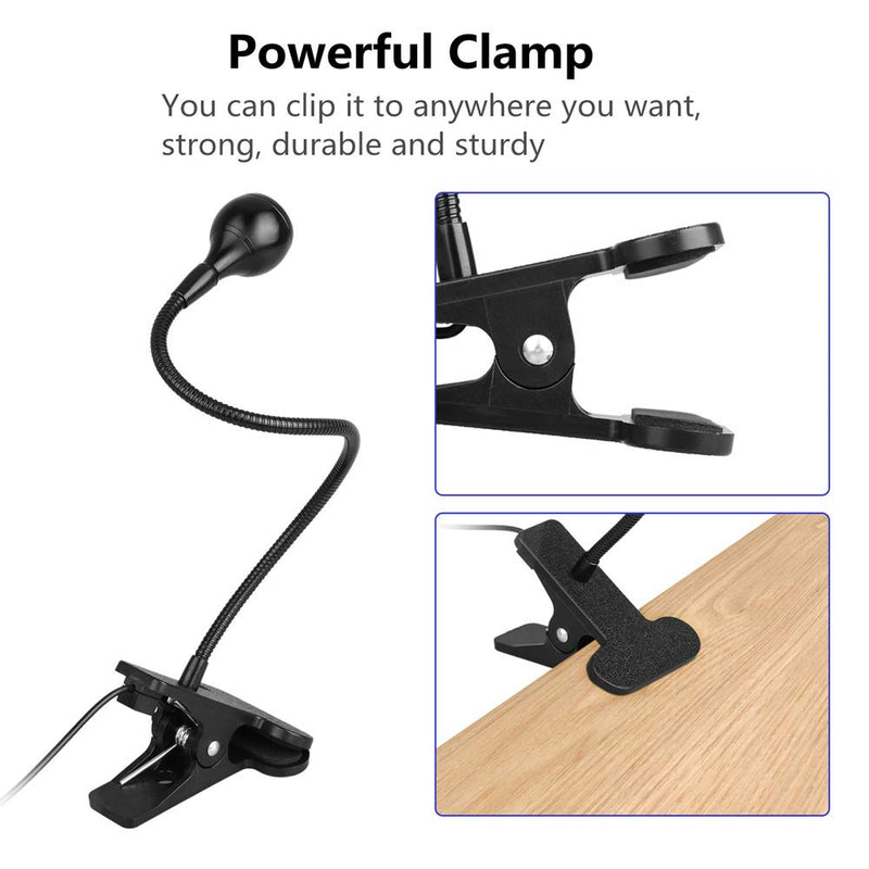 3W 395NM LED Black Light, Flexible Gooseneck UV Blacklight for Satin Detection, Lamp for Blacklight Poster, Blacklight Party, Ultraviolet Curing Lamp for Fluorescent Paint