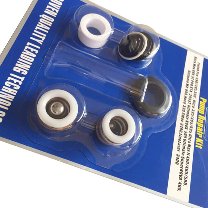 244194 Aftermarket Pump Repair Packing Kit for Airless Paint Sprayer for 390 395 490 495 595 3400 Compatible (4 Pack) 244194 (4 pack)