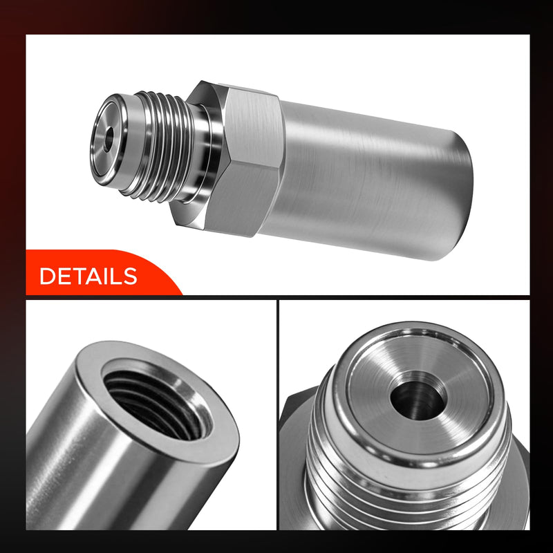 Common Rail Fuel Pressure Regulator Relief Valve Plug Kit For Dodge Ram 5.9L Cummins 2003-2007:, M18x1.5mm Thread with Copper Washers, Replaces OEM Part Numbers F00R000756, 5093113AA, 213072800