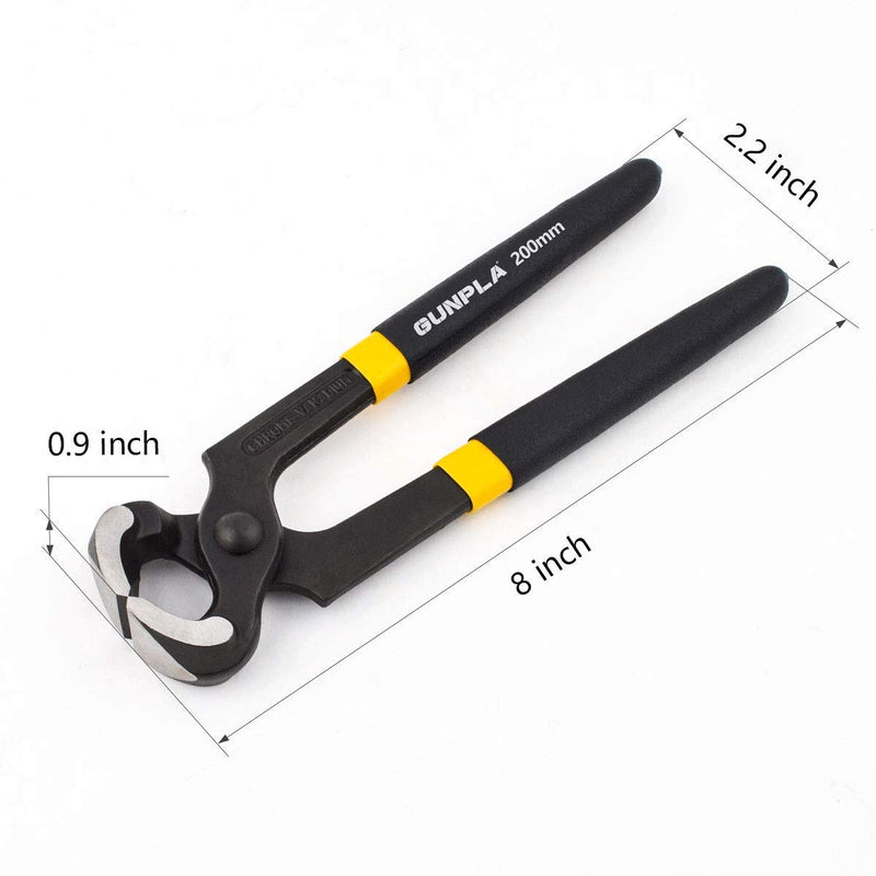 Carpenters Pincers Wire Cutting Pliers Nail Puller 8 inch / 200mm