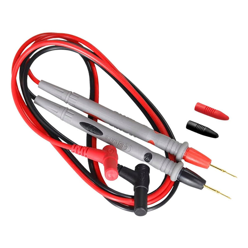 Test leads 1000V 20A Ultra-Sharp Gold-Plated Test Probe Lead for Multimeter Meter Test lead, 40.5 inch / 103 cm, multimeter test leads for Fluke/AstroAI/INNOVA/Klein Multimeter Electronic Clamp tester Red-1