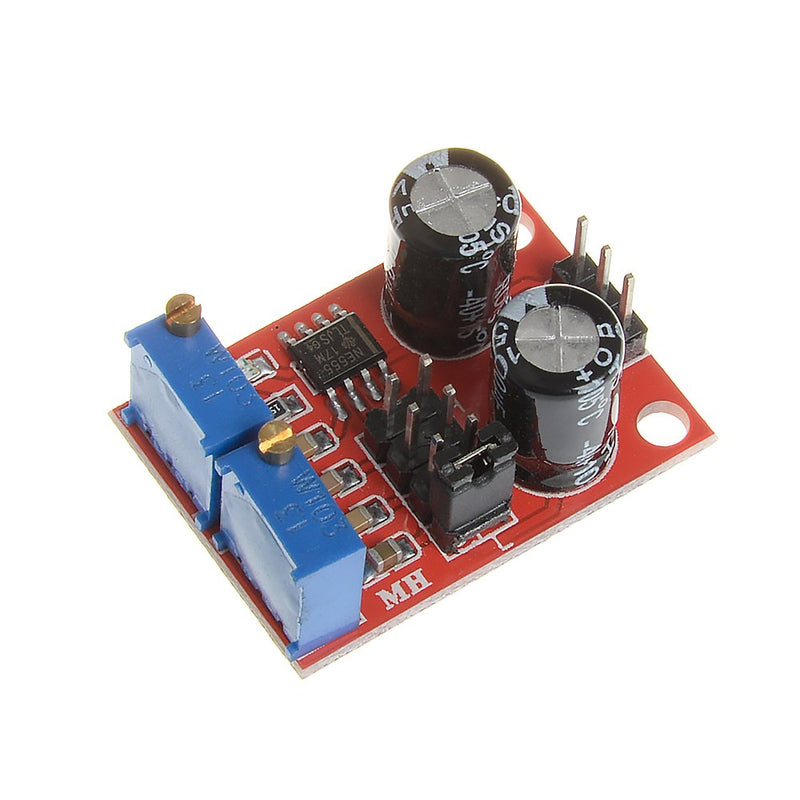 5PCS DC5-15V 4.2V V-PP to 11.4V V-PP NE555 Pulse Frequency Duty Cycle Adjustable Generator Module Square Wave Rectangular Wave Signal Generator