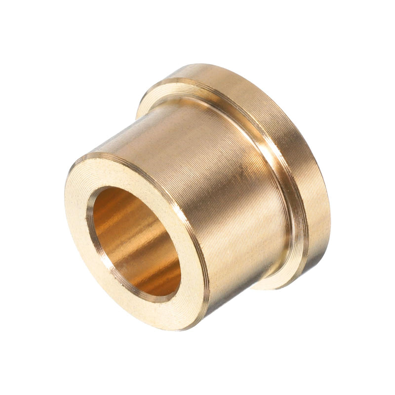 uxcell 2pcs Flange Sleeve Bearings 3/8" Bore x 5/8" OD x 1/2" Length x 3/4" Flange Dia, Self-Lubricating Brass Bushing 2