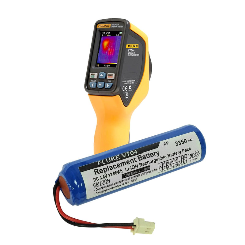 Artisan Power Replacement Battery for Fluke VT04 Visual Infrared Thermometer | 3.6 Volt | 3350 mAh | Li-ion Rechargeable | Replace Fluke Battery 4375741 / FLK-VT04 and FLK-VT04-Battery