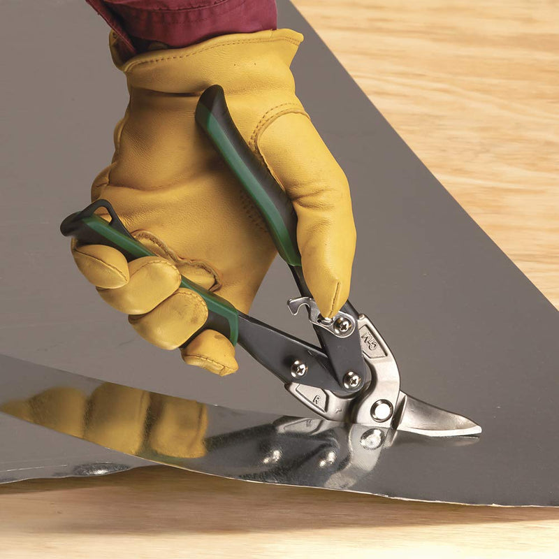 MALCO AV7 Offset Aviation Snip with Power-Fit� Hand Grips