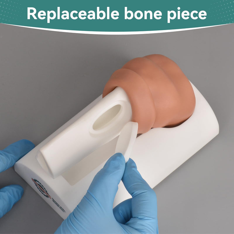 Intraosseous (IO) Access Trainer, Child Intraosseous (IO) Tibia Trainer, Tibial IO Bone for Medical Education