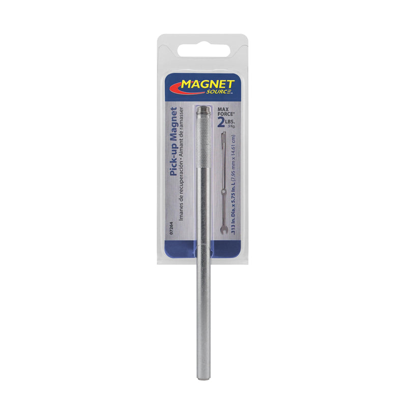 Master Magnetics Neodymium Magnetic Pick-Up Tool with Pocket Clip - 5.75" Length, 2 lb Hold, 07264 - NewNest Australia
