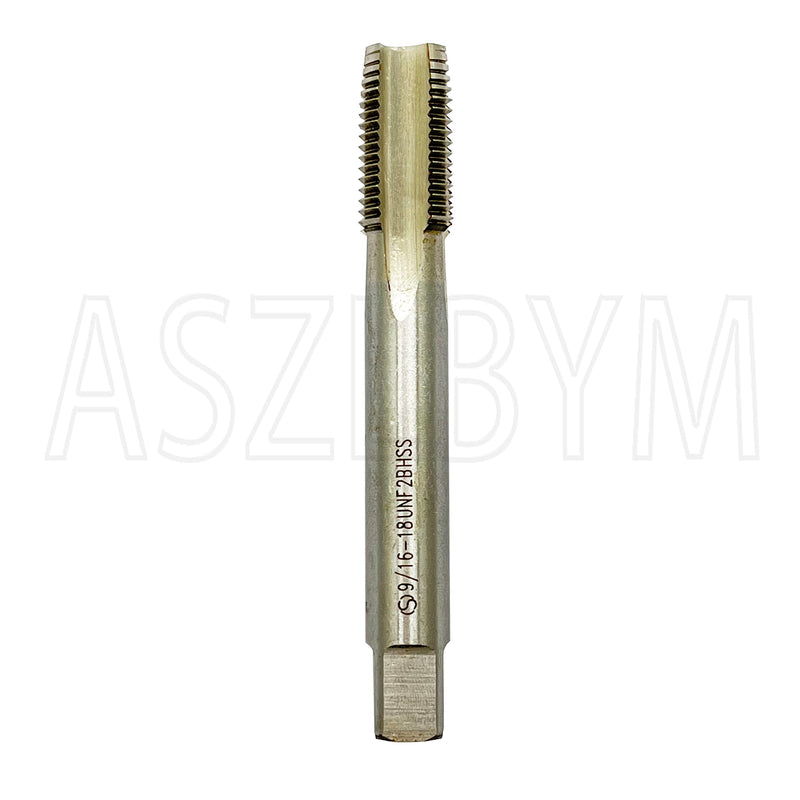 9/16-18 UNF Tap and Die Set 4 Flutes HSS Bottom Taper RIight Hand Thread Tap And Round Thread Die Set 9/16-18