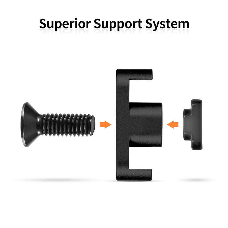 Pressure Switch Cable Guides, Light Pressure Switch Cable Clips -8 Pack(Black) Black 8 Pack