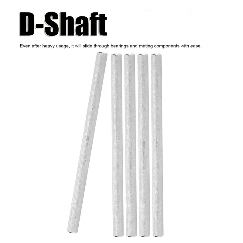 5PCS Stainless Steel D-Shaft Compatible for Robotics/FRC/First/FLL/WRO/STEAM/VEX 3.9 x 0.2in