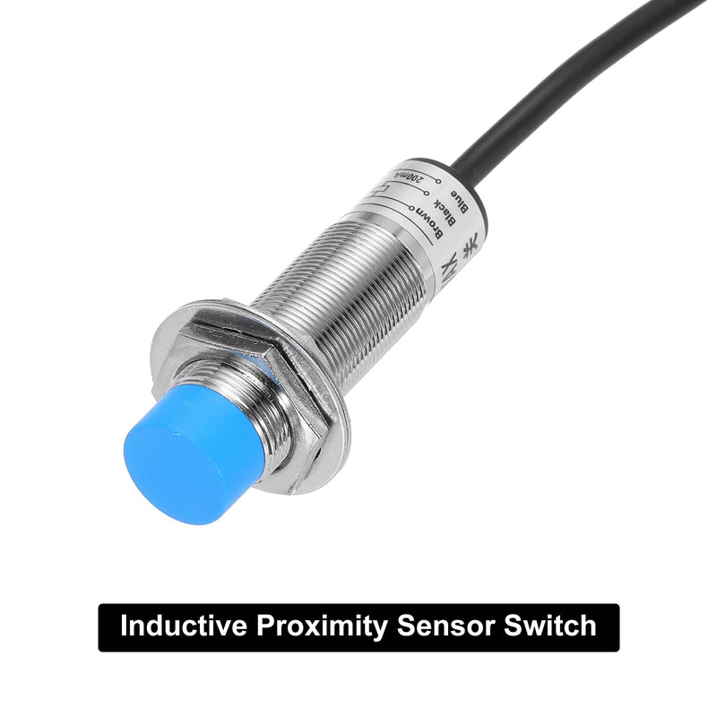 MECCANIXITY M18 Approach Sensor Inductive Proximity Sensor Switch NC Normally Close NPN 8mm Detection Distance, DC 6-36V LJ18A3-8-Z/AX, 3.9ft, 3Pcs