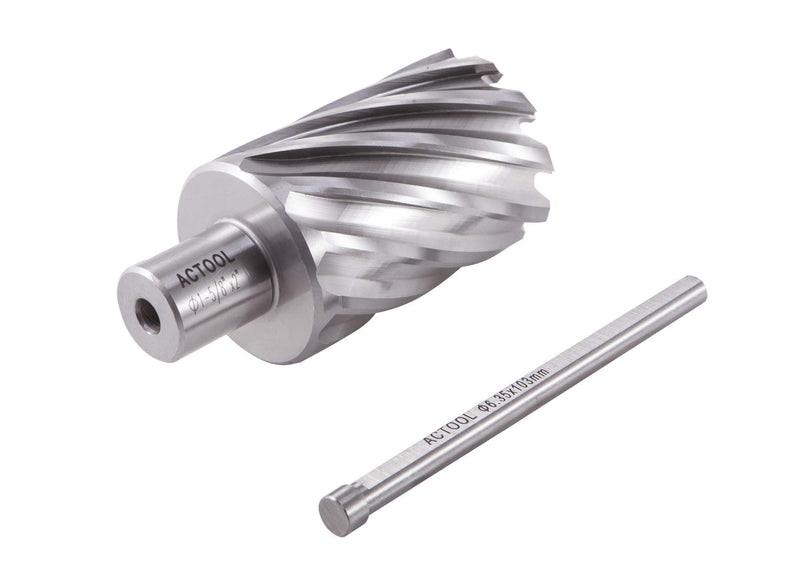 ACTOOL 1-5/8" Diameter × 2" Depth of Cut HSS ANNULAR Cutter with 3/4'' Weldon Shank 1-5/8'' x 2''