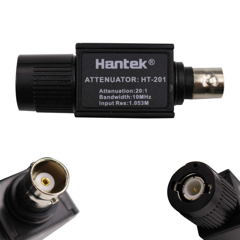 HT30A+ HT201 Hantek Oscilloscope Accessories Set BNC Connecter Auto Test Leads, Signal Test Cable and 10MHz 20:1 Attenuator for Assisting Automobile Measurement HT30A+HT201