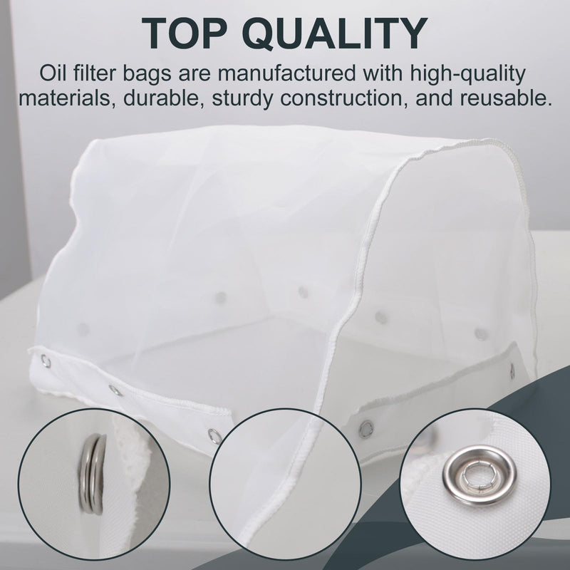 QQZ Fryer Oil Filter Bag, Bag Only, For Fryer Filter Fry Oil also Suitable for 70 lb Polishing Oil