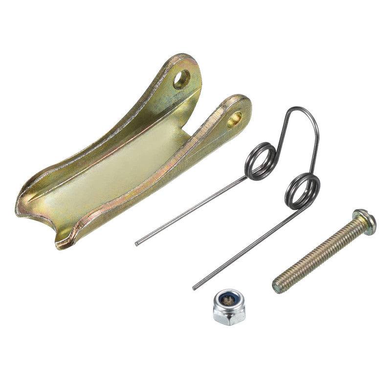 PATIKIL 1.7 Inch Hook Safety Latch Kit, 2 Pack Metal Towing Receiver Hitch Replacement for Clevis Hook Trailer, Zinc Plating