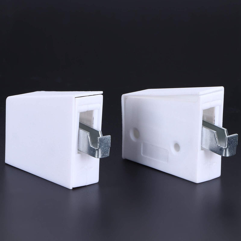 Raguso 2Set 63mm Universal Kitchen Cabinet Hanging Bracket and Wall Hanging Plate for The Wall mounting of Pieces of Furniture Set of 2