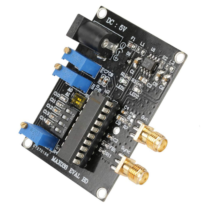 Function Generator, MAX038 Small High Frequency Precision Function Generator Module, Triangular/Sine/Rectangular/Pulse Wave Output, 0.1Hz - 20MHz