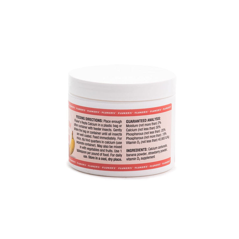 Fluker's Strawberry Banana Flavored Repta Calcium with Vitamin D3, 4 oz 4-Ounces - PawsPlanet Australia