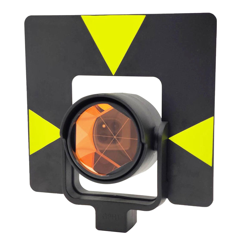 GPR1 Prism & GPH1 Holder Replacement for Leica Total Station | Single Prism Reflector with Range Tester Target Tilting and Swiveling, Constant 0mm Copper Coated