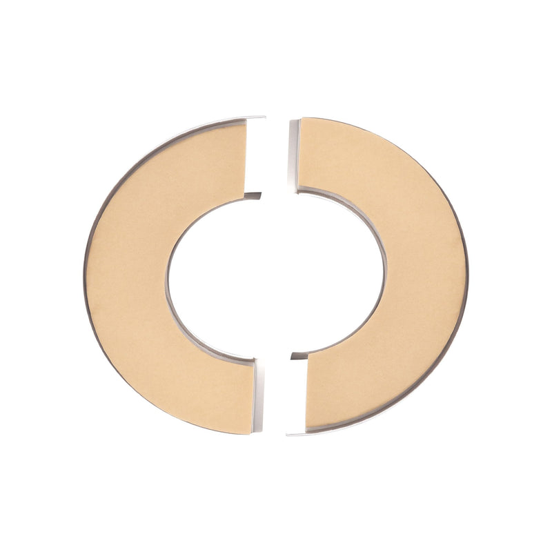 Wall Split Flange, Stainless Steel Round Escutcheon Plate for 2.4"/61mm Diameter Pipe, Pack of 3 (61mm/2.40'') 61mm/2.40''