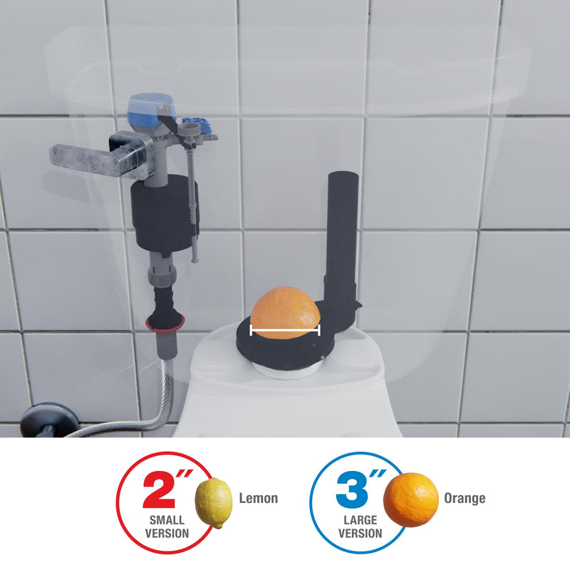 Fluidmaster 523A-009-T4 Super 2 in, or 3 in. Toilet Flapper, Red/Blue