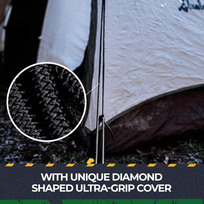 SGT KNOTS Diamond Grip Black Bungee Cord - 100% Stretch Elastic Cord and Absorbent Bungee Shock Cord for Camping, Kayak Deck, Crafting (3/32" x 100ft) 3/32 inch x 100 feet