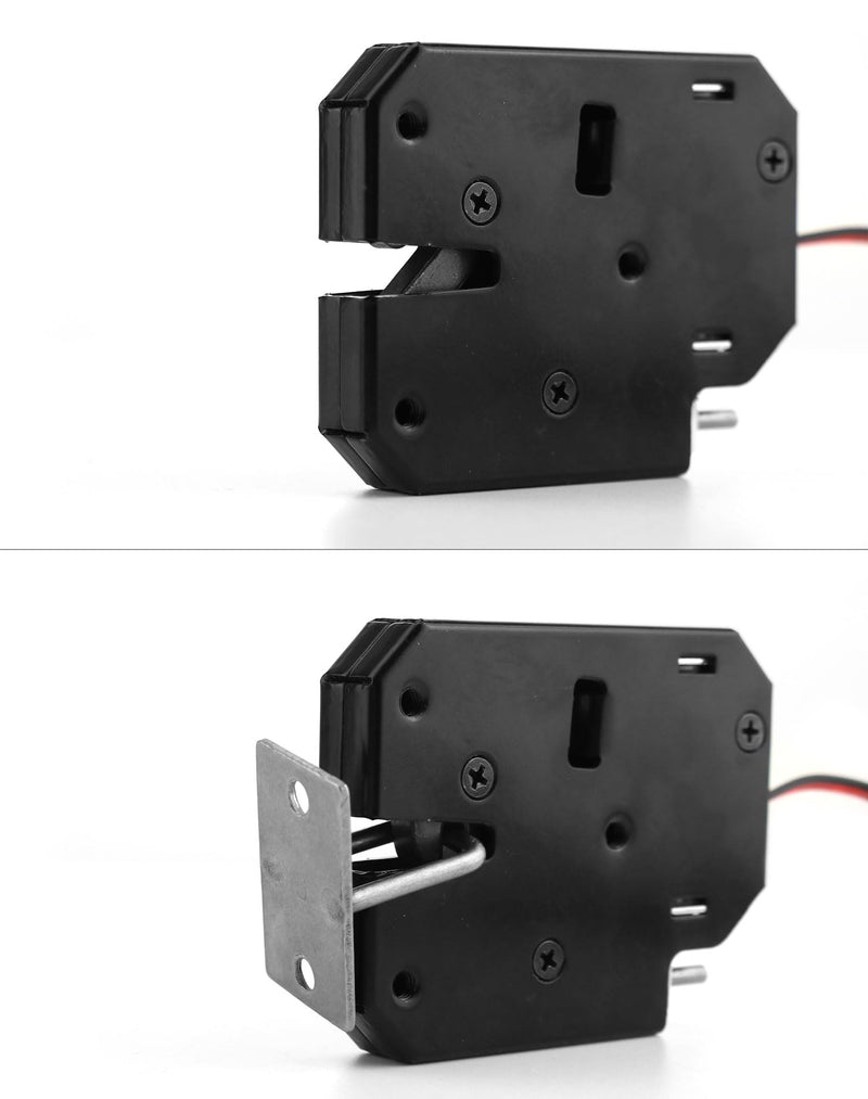 QWORK Carbon Steel Electronic Cabinet Lock - Secure and Convenient Locking Mechanism for Storage Cabinets, Mailboxes