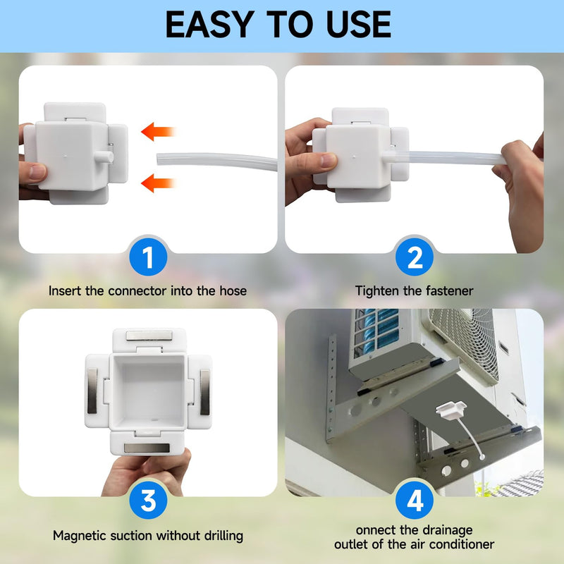 10FT Magnetic Window Air Conditioner Drain Kit