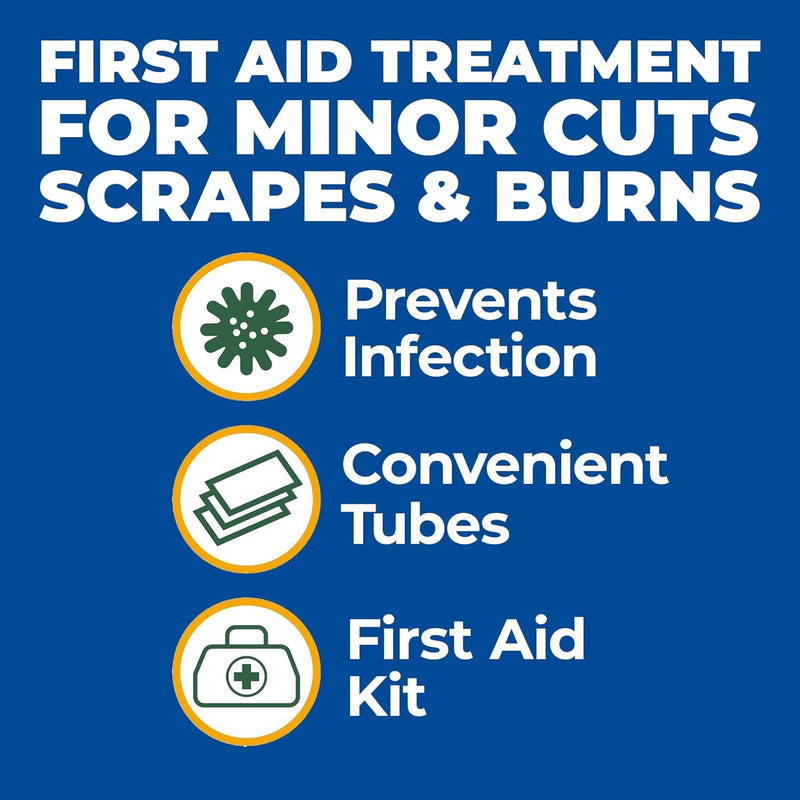 Globe Triple Antibiotic First Aid Ointment, 1 oz (2-Pack) First Aid Antibiotic Ointment, 24-Hour Infection Protection, Wound Care Treatment for Minor Scrapes, Burns and Cuts
