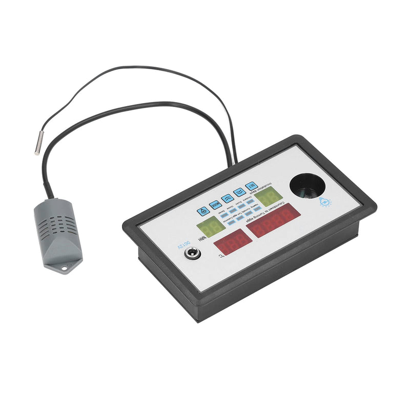Fdit Intelligent Incubator Thermostat Digital Automatic Incubator Controller Egg Hatcher Temperature Incubator Controller for Various Eggs (12V)