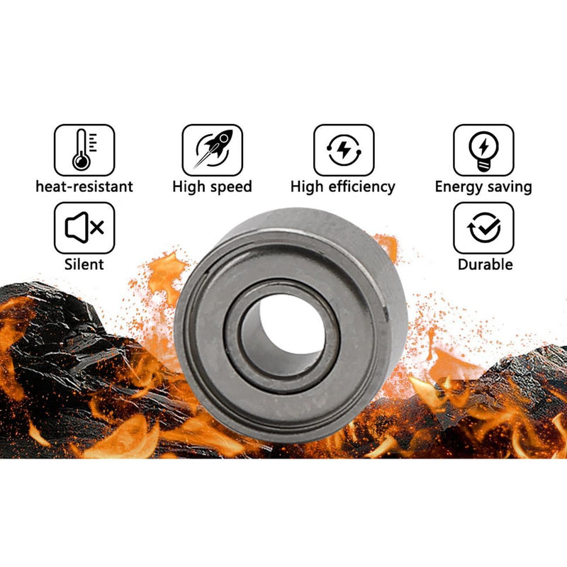 3x6x2.5 mm Miniature Steel Bearings MR63ZZ L-630 673ZZ Deep Groove Ball Bearing Pack of 10 3*6*2.5 mm