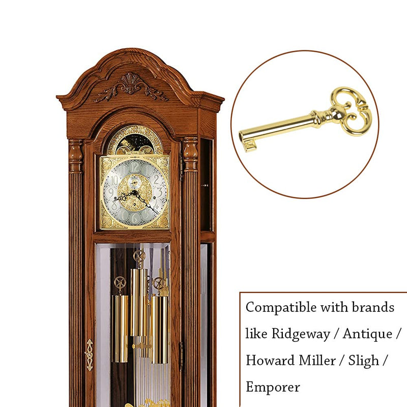 Grandfather Clock Door Key for Most Clocks Prior to 2004, Compatible with Ridgeway, Sligh, Emporer, Pearl, Seth Thomas, Trend Grandfather Clock - 1 Pack 1*Grandfather Clock Key