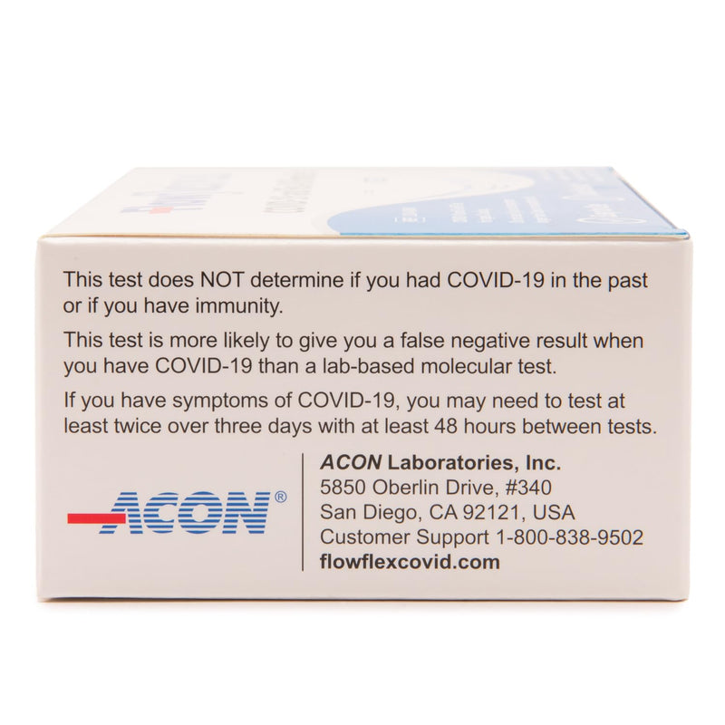 Flowflex® Plus COVID-19 and Flu A/B Home Test - (1 Package, 5 Tests) Flu A&B 3-in-1 Antigen Rapid Test, Results in 15 Minutes, FDA Authorized. Non-invasive Nasal Swab, Easy to Use with No Discomfort 1 Pack, 5 Tests
