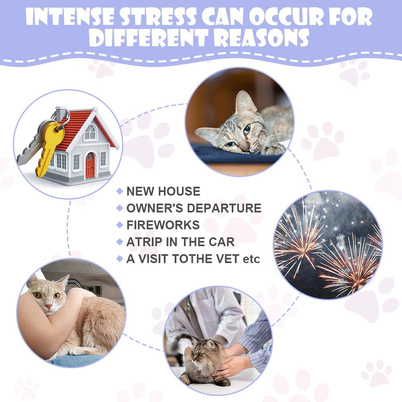 AOMIG Cat Calming Spray, Cat Pheromones Calming Spray, Reduce Stress Anxiety Scratching Fighting Peeing Urine Marking Furniture, Cats Calm Pheromone Solution for Home Travel Vet Visits, 60ml