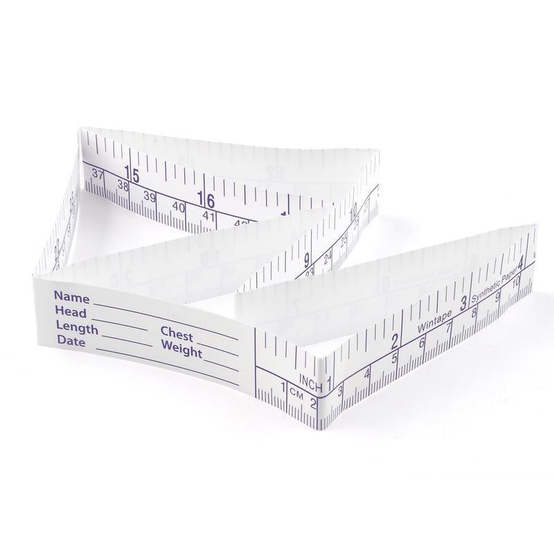 (Pack of 100) 24Inch/60CM Disposable Wound Measuring Rulers | Paper Tape Measure, Educare Measuring Tape, Wound Measurement Tools, Medical Measurement Ruler Paper Ruler-(Pack of 100)