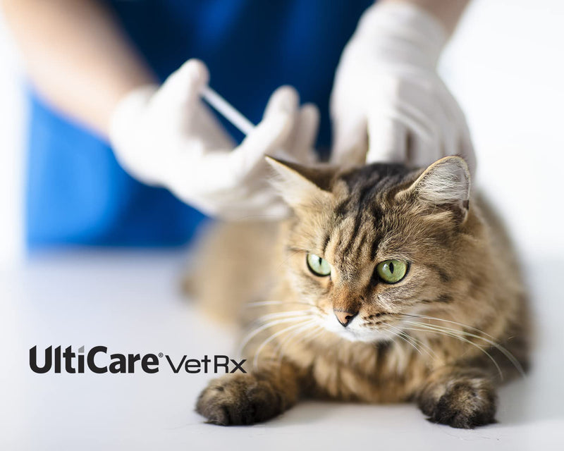 UltiCare VetRx U-100 Pet Insulin Syringes, Comfortable and Accurate Dosing of Insulin for Pets, Compatible with Any U-100 Strength Insulin, Size: 3/10cc, 29G x 1/2’’, 100 ct Box - PawsPlanet Australia