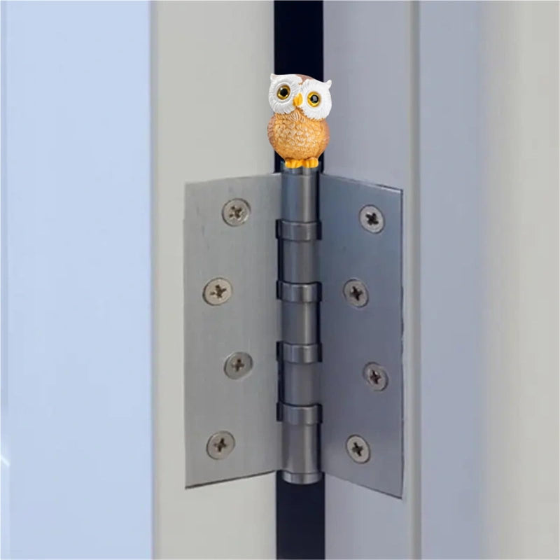 Owl Hinge Heads Decorative Topper Set of 3, Bird Magnetic Hinge Head Toppers,Door Hinge Head Home Decoration Magnetic Hinge Head Home Decoration(B) B