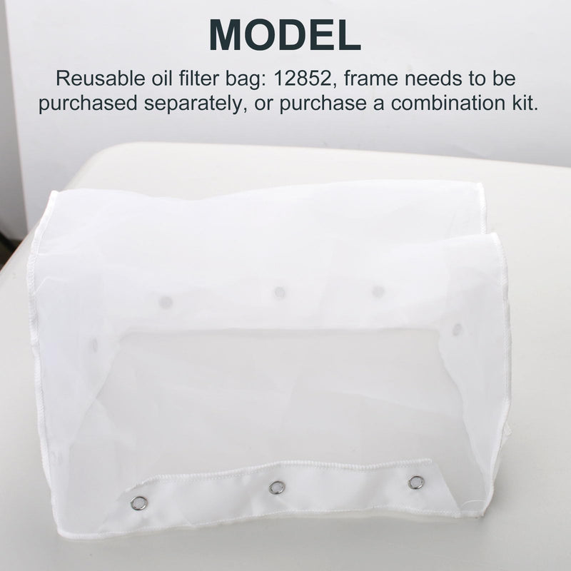 QQZ Fryer Oil Filter Bag, Bag Only, For Fryer Filter Fry Oil also Suitable for 70 lb Polishing Oil