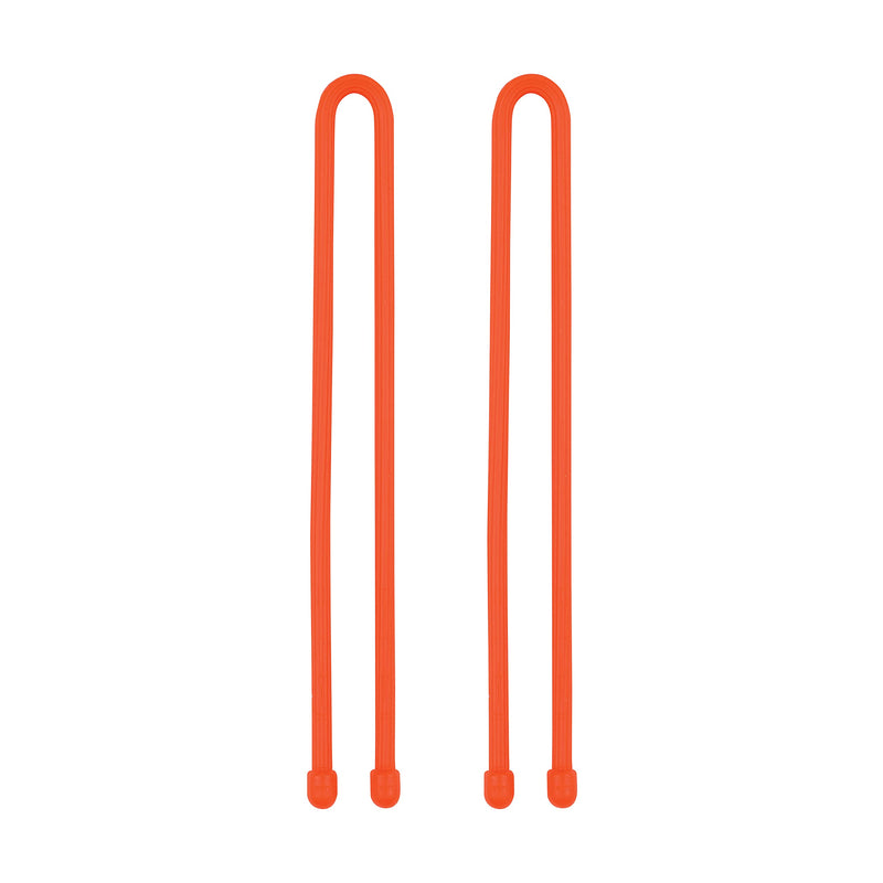 Nite Ize, Inc. GT12-31-2R3 Nite Ize Original Gear, Reusable Rubber, 12 Inch, 2-Pack, Bright Orange, Made in The USA Twist Tie, 2 Count (Pack of 1)