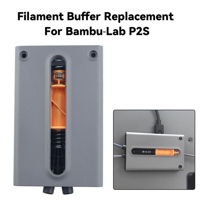 Filament Buffer Replacement Compatible with BambuLab P2S: Reduce Tension Fluctuations and Ensure Smooth Filaments Feeding 3D Printer Accessories